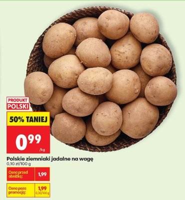 Ziemniaki jadalne promocja w Biedronka