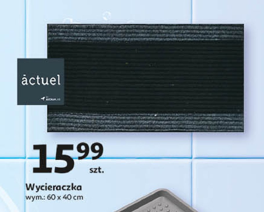 Wycieraczka 60 x 40 cm Actuel promocja w Auchan