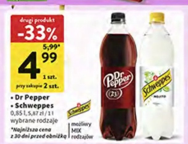 Napoj Dr pepper promocja