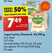 Jogurt brzoskwinia DANONE DANACOL promocja