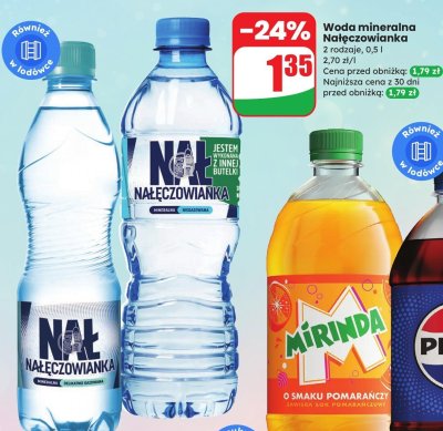 Napój gazowany Mirinda pomarańczowy promocja w Dino