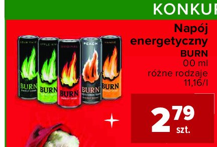 Nap贸j zero cukru Burn promocja