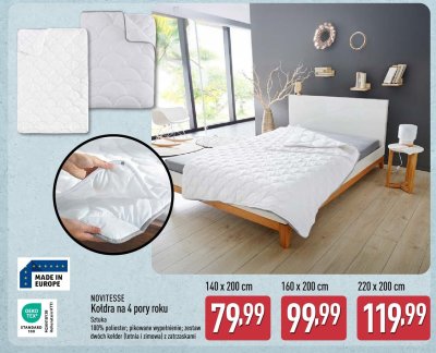 Kołdra na 4 pory roku 200x220 cm promocja w Aldi