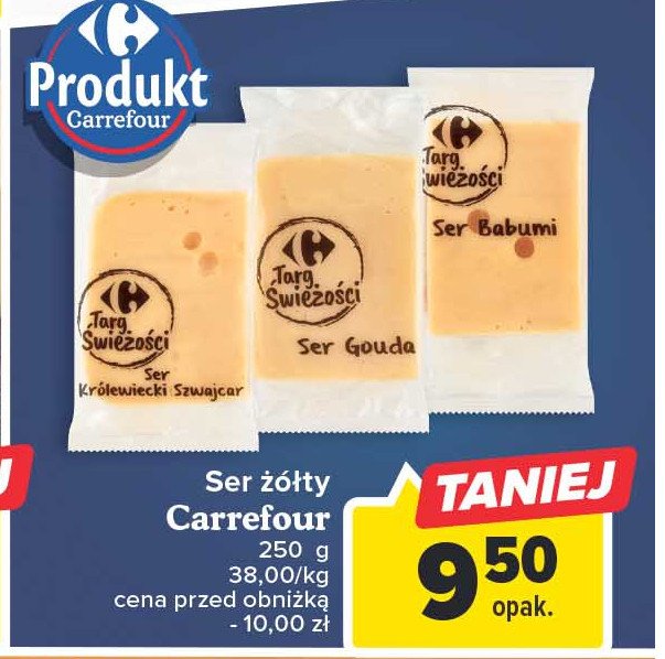 Ser gouda Carrefour targ świeżości promocja