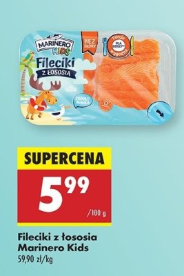 Fileciki z łososia Marinero kids promocja