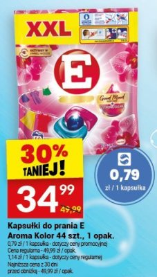 Kapsułki do prania E Aroma Kolor 44 szt., 1 opak. promocja w Twój Market