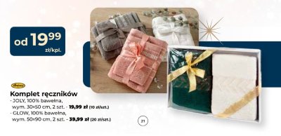 Komplet ręczników JOLY 100% bawełna promocja w PSB Mrówka