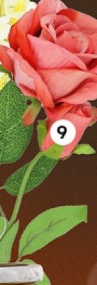 Kwiat sztuczny róża 60 cm promocja w POLOmarket