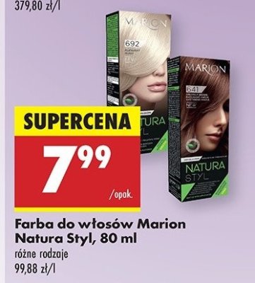 Farba do w艂os贸w kasztanowy br膮z 641 MARION NATURA STYL promocja