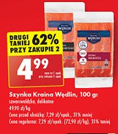 Szynka wędzona delikatna Kraina wędlin promocja