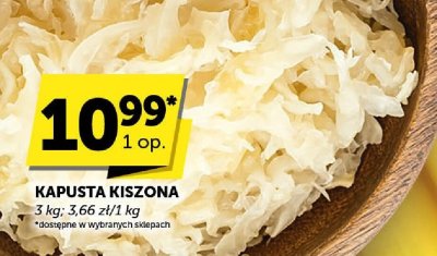 Kapusta kiszona z marchewką Auchan promocja w Groszek