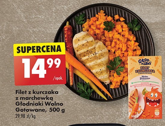 Filet z kurczaka z marchewką Głodniaki promocja w Biedronka