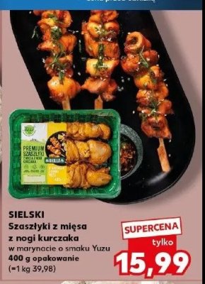 Szasz艂yki z nogi kurczaka w marynacie yuzu Sielski promocja
