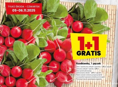 Rzodkiewka, 1 pęczek promocja w Twój Market