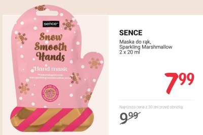Maska do rąk Sparkling Marshmallow promocja w Rossmann