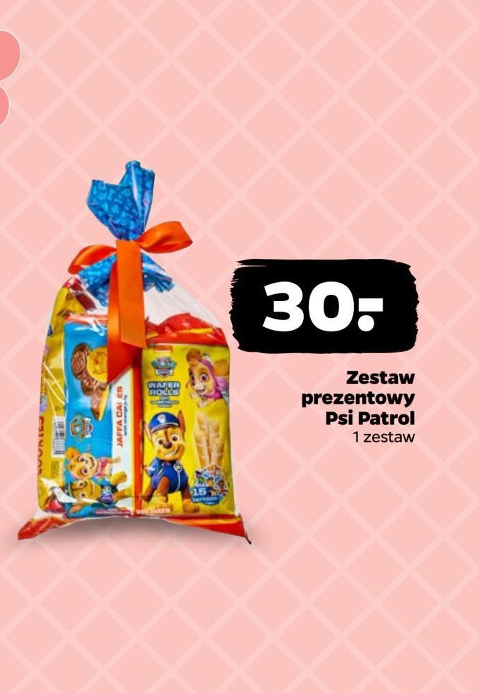 Zestaw prezentowy psi patrol promocja w Netto