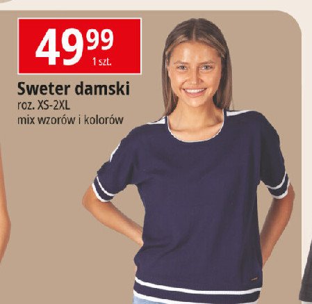 Sweter damski xs-2xl promocja w Aldi