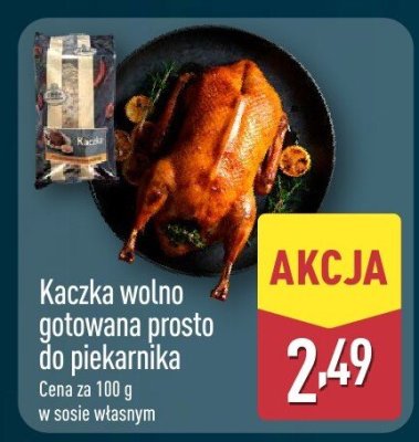 Kaczka wolno gotowana prosto do piekarnika promocja w Aldi