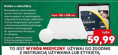 Kołdra z mikrofibry Antares promocja w Kaufland