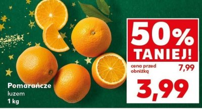 Pomarańcze luzem promocja w Kaufland