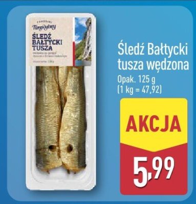 Śledź Bałtycki tusza wędzona promocja w Aldi