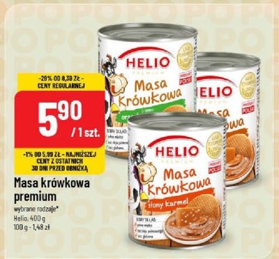 Masa krówkowa premium Helio promocja w POLOmarket