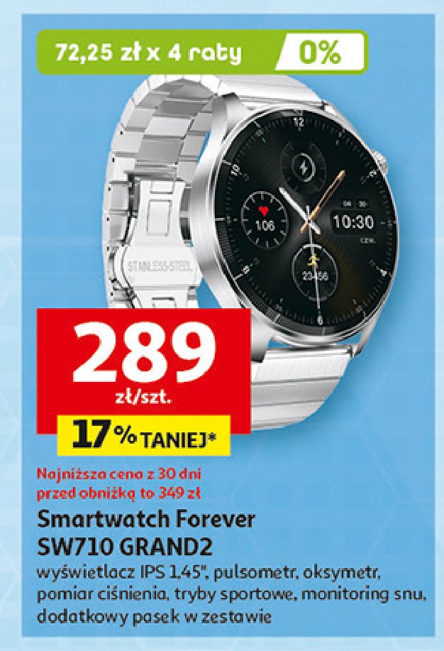 Smartwatch grand 2 sw-710 Forever promocja