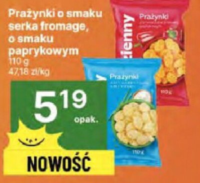 Prażynki o smaku serka fromage, o smaku bekonu Codzienny promocja w Delikatesy Centrum