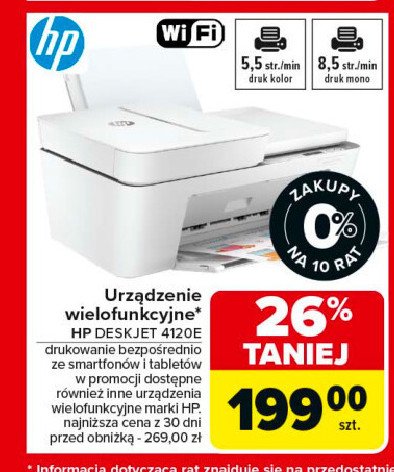 Urządzenie wielofunkcyjne 4120e Hp promocja