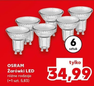 Żarówki LED, różne rodzaje Osram promocja w Kaufland