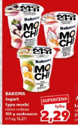 Jogurt typu mochi różne rodzaje promocja w Kaufland