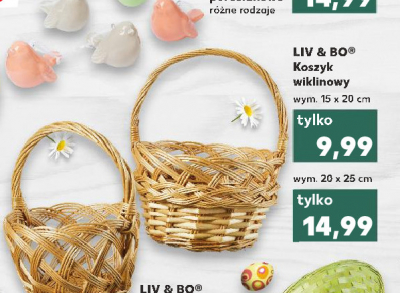 Koszyk wilkinowy 20 x 25 cm Liv & bo promocja