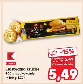 Ciastka maślane K-classic promocja