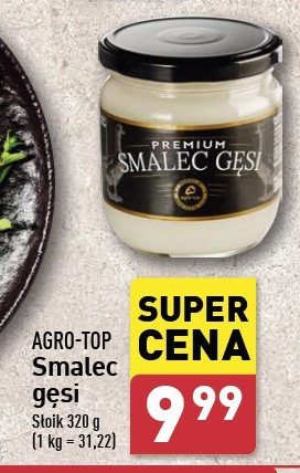 Smalec gęsi Agro-top promocja w Aldi