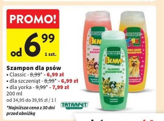 Szampon dla psa puppy Tatrapet promocja