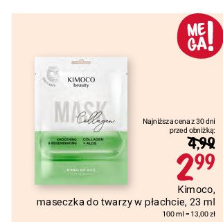 Maska do twarzy odżywczo-regenerująca z awokado Kimoco beauty promocja