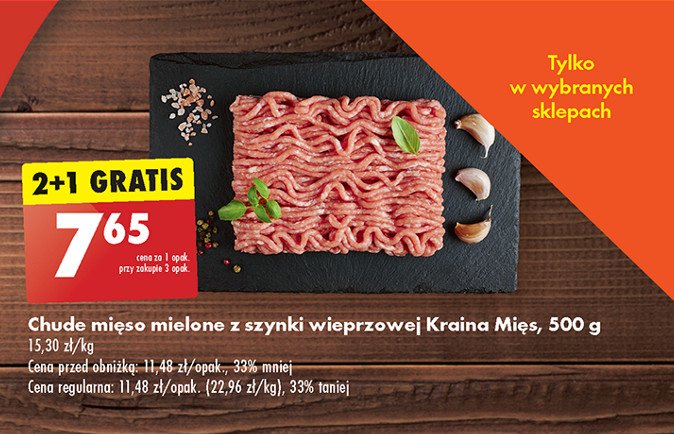 Mi臋so mielone z szynki wieprzowej chude Kraina mi臋s promocja