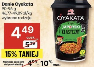 Danie Oyakata promocja w Delikatesy Centrum
