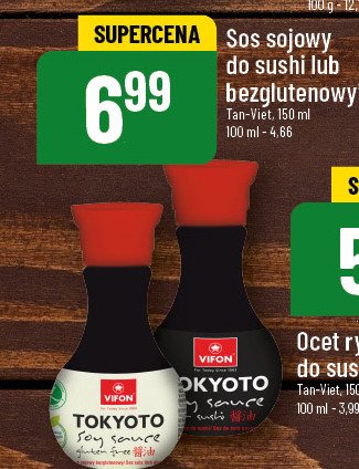 Sos sojowy do sushi bezglutenowy tokyoto Vifon promocja