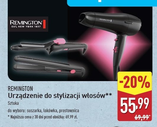 Prostownica do włosów Remington promocja