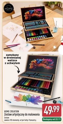 Zestaw artystyczny do malowania  promocja w Aldi