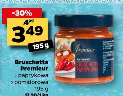 Bruschetta pomidorowa Premieur promocja