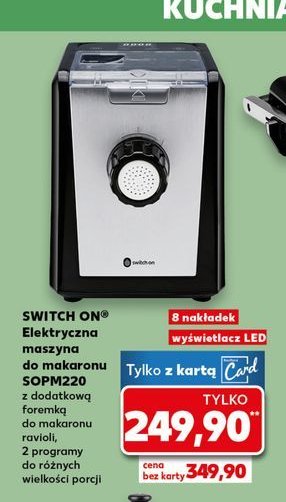Maszynka do makaronu sopm220 Switch on promocja w Kaufland