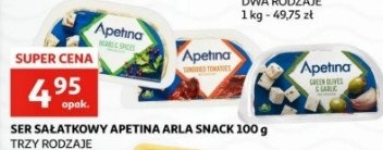 Koreczki serowe z zielonymi oliwkami i czosnkiem Arla apetina snack promocja