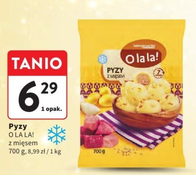 Pyzy O LA LA! z mięsem promocja w Intermarche