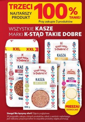 Kasza wszystkie rodzaje promocja w Kaufland