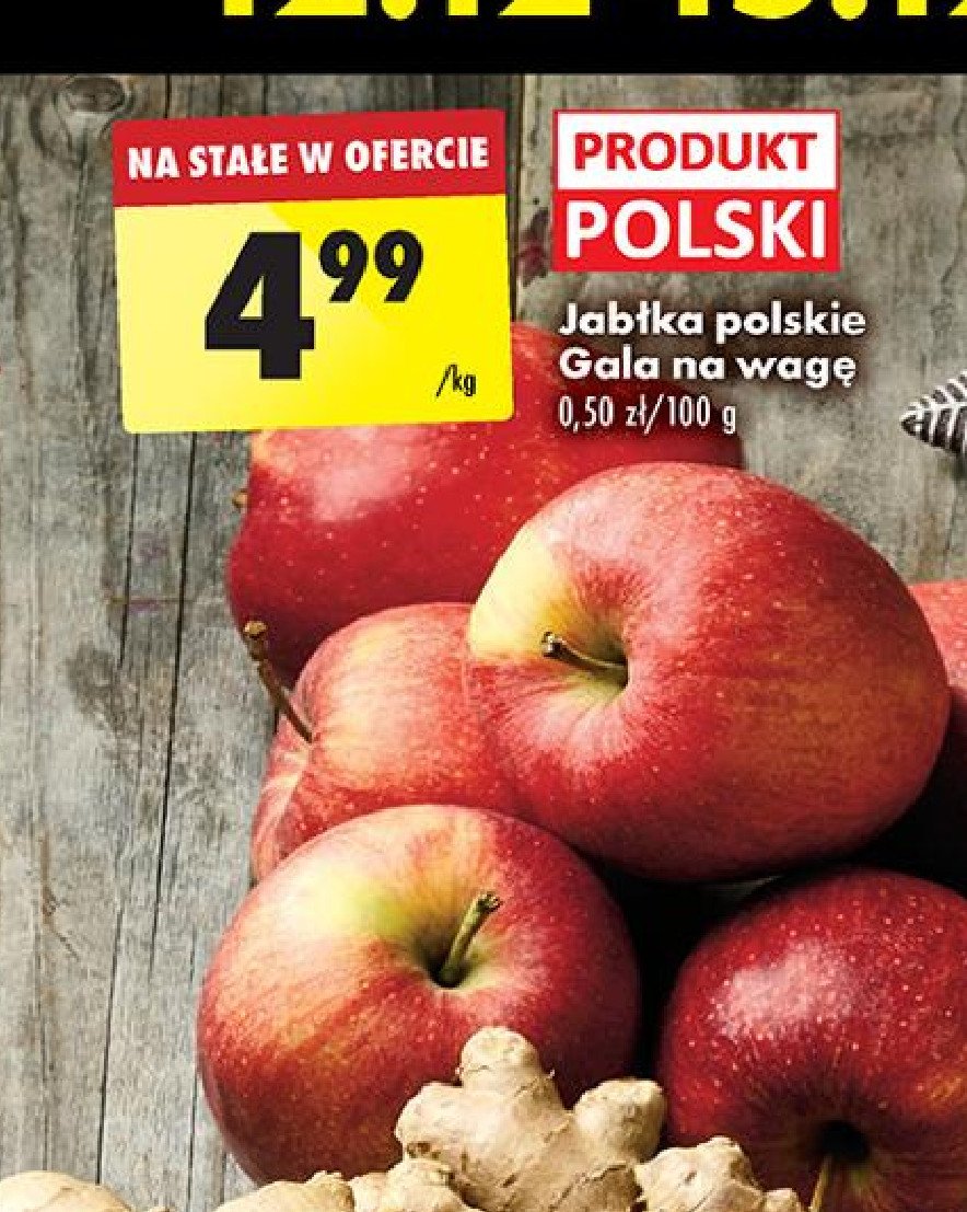 Jabłka gala polska promocja