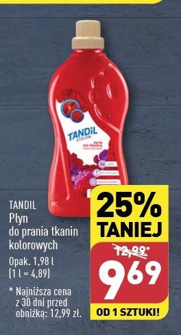 Płyn do prania color Tandil promocja w Aldi