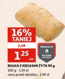 Bułka z kiełkami żyta Auchan promocja w Żabka