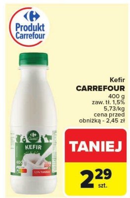 Kefir promocja w Carrefour Market